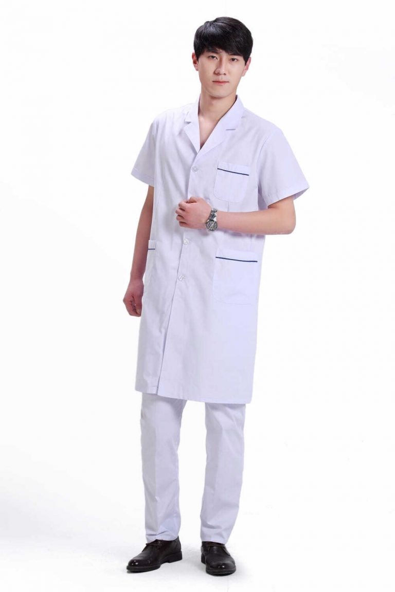 Áo blouse bác sĩ nam – Đồng Phục Vàng