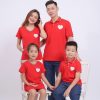 áo có cổ cho gia đình