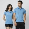 mẫu áo thể thao nam nữ xanh da