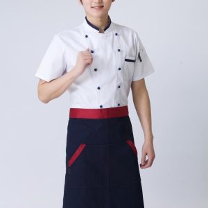 Áo Bếp Trưởng Ngắn Tay