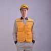 áo gile bảo hộ màu cam