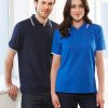 áo thun polo cổ bẻ xanh đen cho nam nữ