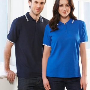 áo thun polo cổ bẻ xanh đen cho nam nữ