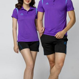 áo thể thao thun màu tím
