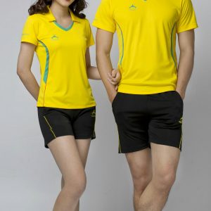 Áo Thun Thể Thao Nam Nữ Màu Vàng