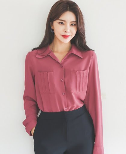 mẫu áo sơ mi nữ