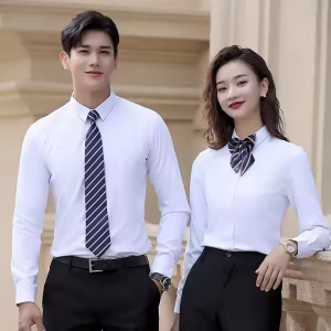 Áo Sơ Mi Tay Dài Nam Màu Trắng